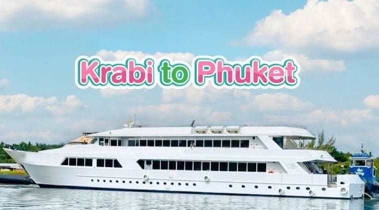 KRABI HOTEL TO PHUKET HOTEL PRIVATE TRANSFER AND SHARING FERRY (BY FERRY)